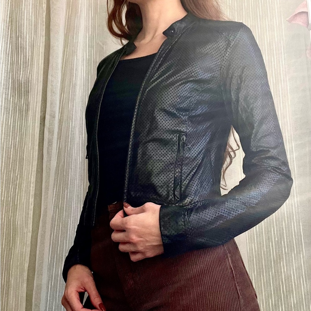 Prada leather jacket